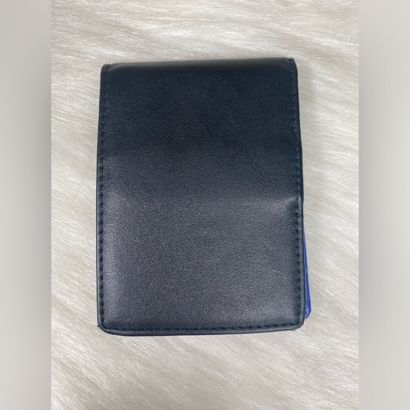 Mens Travando Slim Wallet with Money Clip Black And Blue - Picture 2 of 11